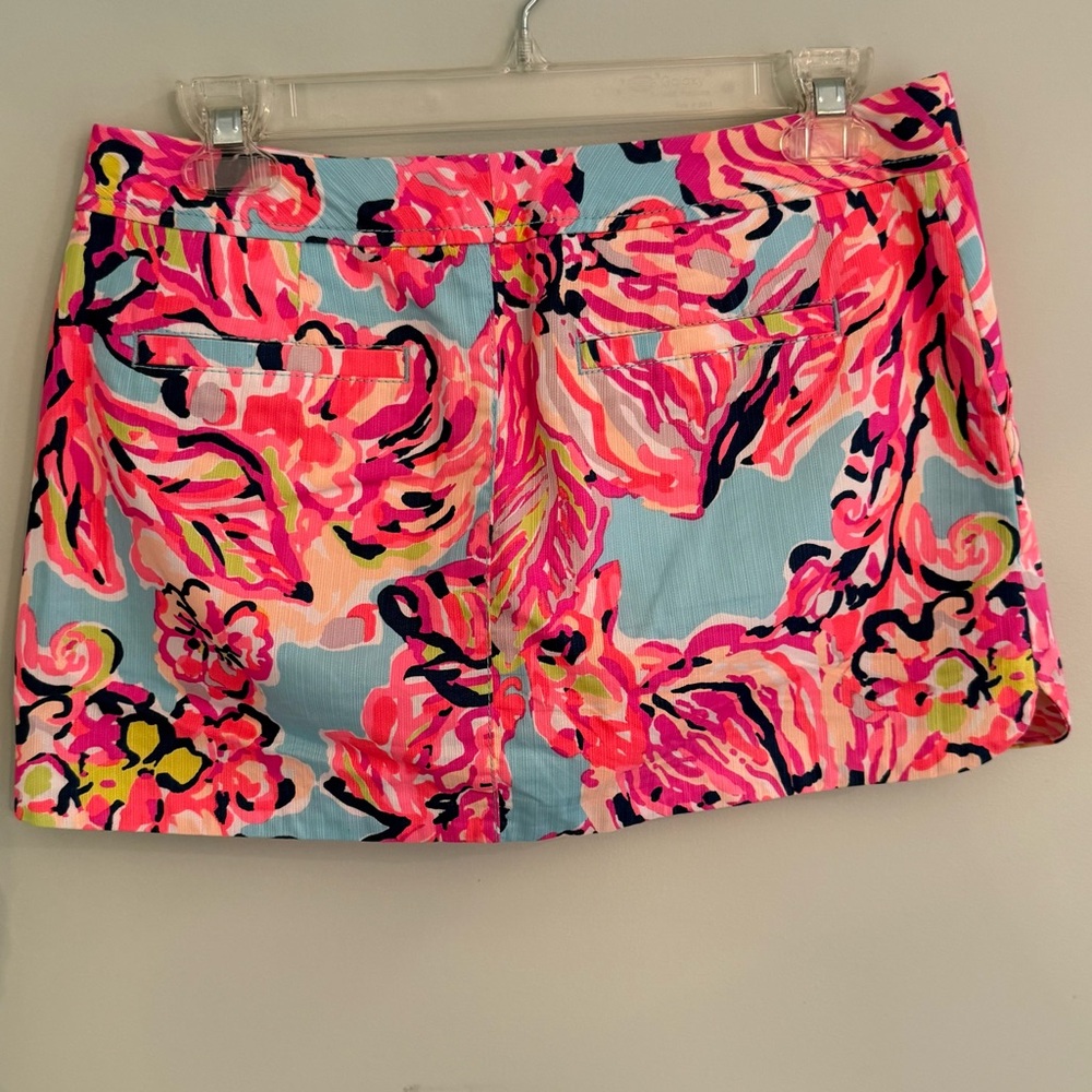 Lilly Pulitzer Lorelie Skort Serene Blue/Pink Size 0 - Picture 4 of 10